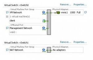 Vmware esxi nat настройка