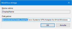 Ошибка 442 cisco vpn windows 10