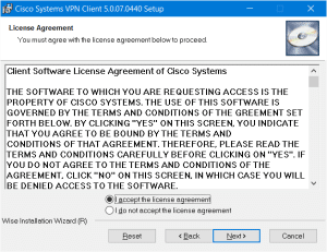 Ошибка 27850 при установке cisco vpn на windows 10