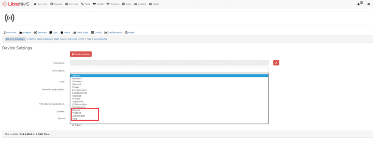Aggiungere Tipologie Di Device In Librenms Oltre A Quelli Di Default 