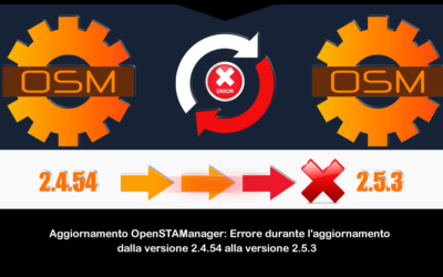 Aggiornamento OpenSTAManager: Errore durante l’aggiornamento dalla versione 2.4.54 alla versione 2.5.3